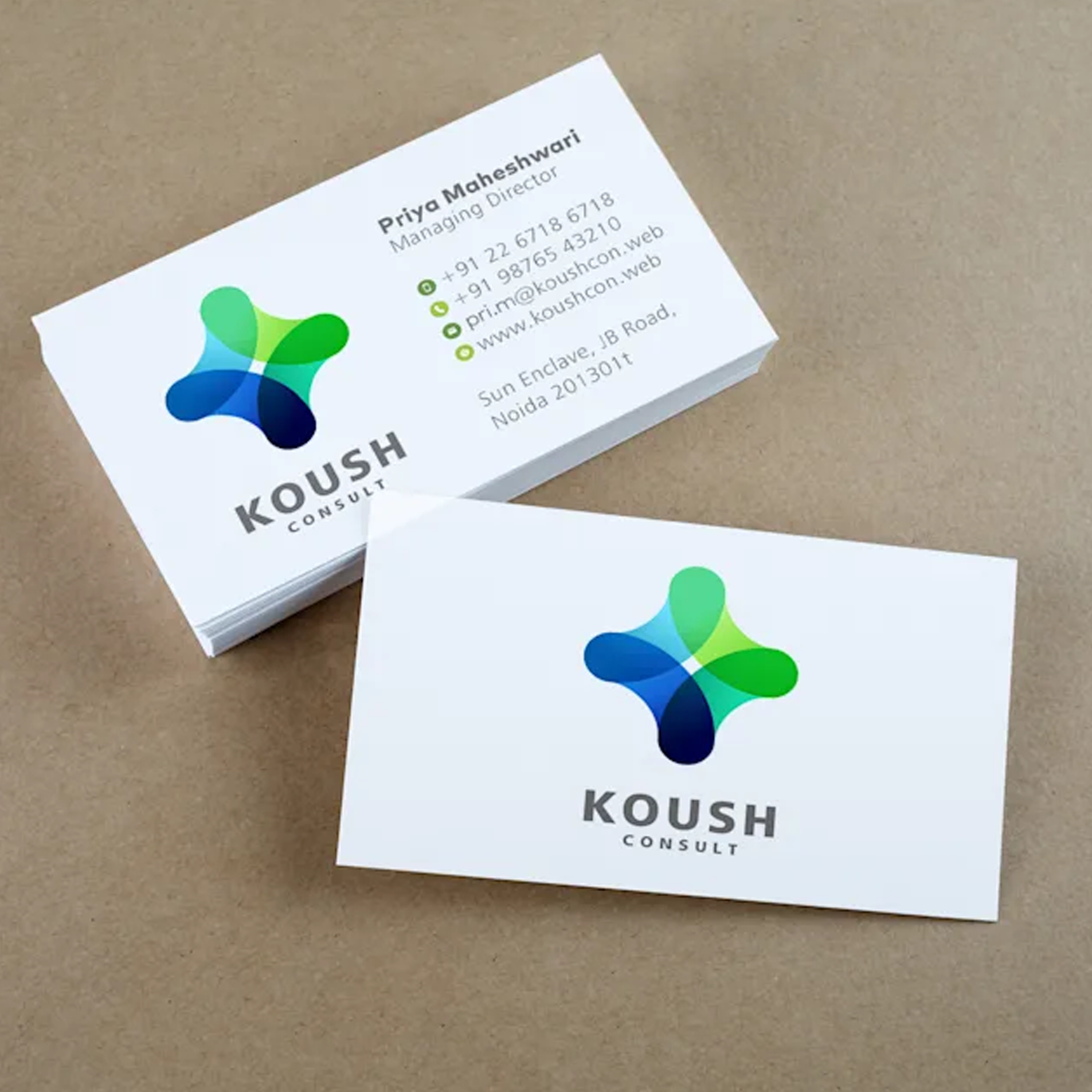 Two-sided Visiting Cards
